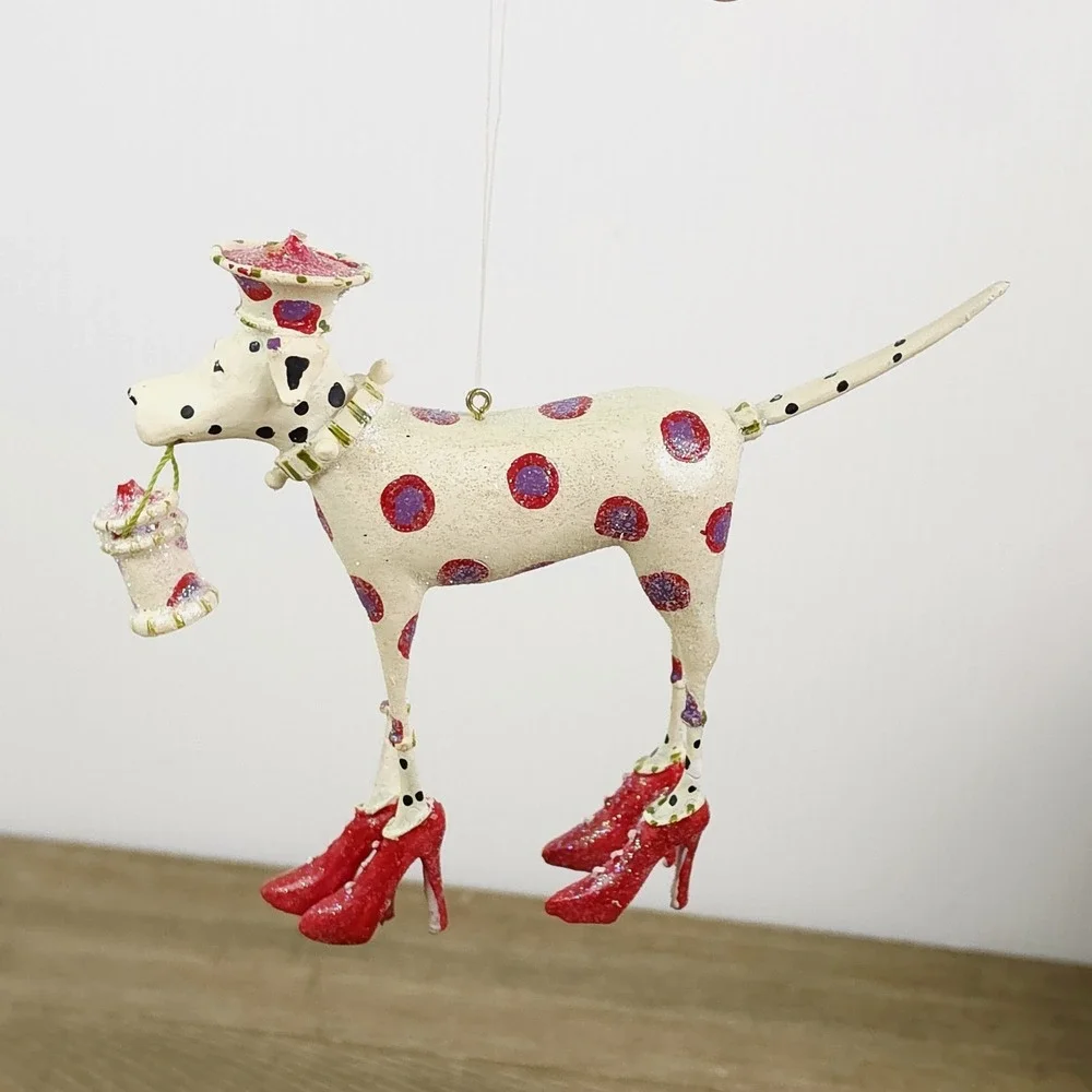 Patience Brewster‎ Dalmatian Krinkles Christmas Ornament